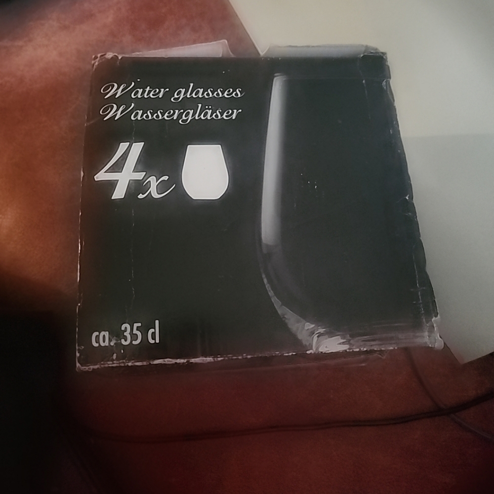 No Brand Water Glasses X4  35cl(350ml)